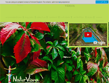 Tablet Screenshot of naturviana.com